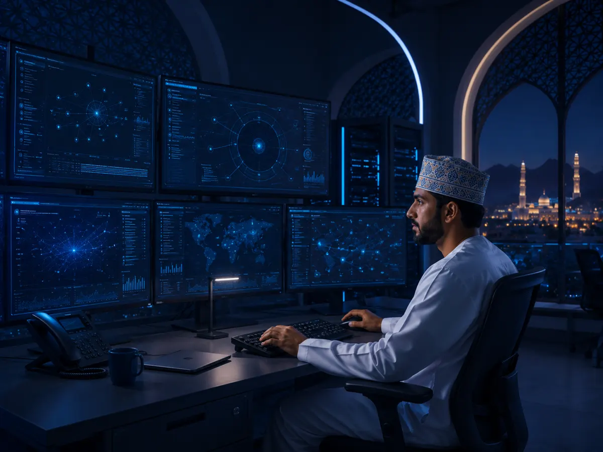 A Vextron control room supervising building and plant systems